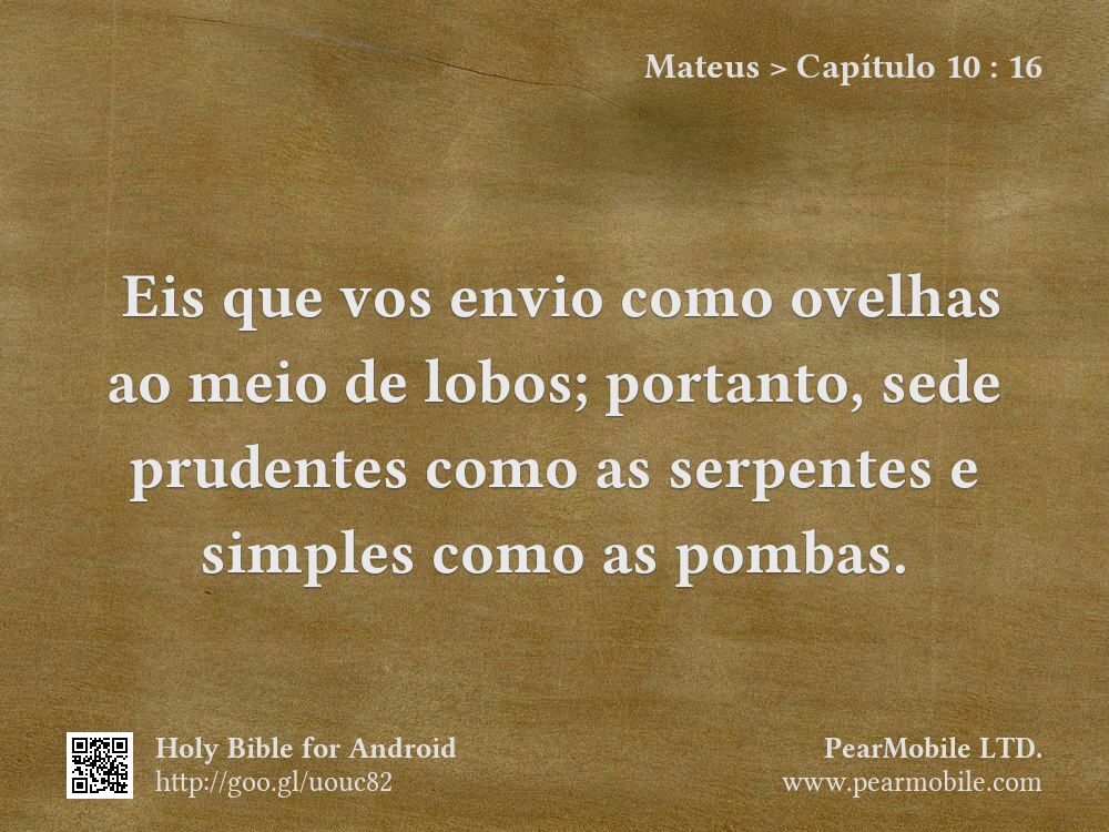 Mateus, Capítulo 10:16